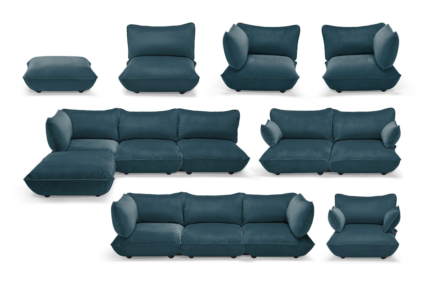 FATBOY Sumo Hocker Velvet Recycled